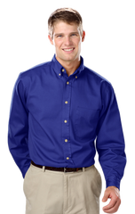 Blue Generation Men's TALL Long Sleeve Cotton Twill Shirt LT-3XT