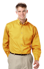 Blue Generation Men's TALL Long Sleeve Cotton Twill Shirt LT-3XT