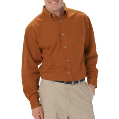 Blue Generation Men's Long Sleeve Cotton Twill Shirt SM-8XL
