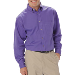 Blue Generation Men's Long Sleeve Cotton Twill Shirt SM-8XL