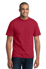 Port & Company 50/50 Poly/Cotton Pocket Tee 2XL-6XL and LT-4XT