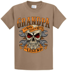 Grandpa The Legend Printed Tee Shirt