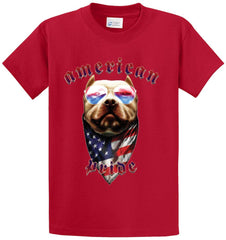 American Pride Dog Printed Tee Shirt