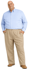 Falcon Bay Men's Full Elastic Casual Pant 38-72w
