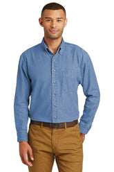 Port & Company Long Sleeve Value Denim Shirt XL-6XL