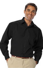 Blue Generation Men's Long Sleeve Easy Care Stretch Poplin Shirt SM-6XL