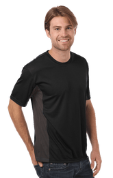 Blue Generation Men's Moisture Wicking Color Block Tee SM-6XL