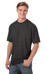 Blue Generation Men's Performance Heathered Crew Neck Tee SM-6XL