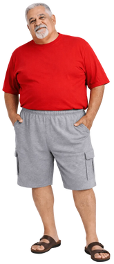 Falcon Bay Fleece Cargo Shorts 2XL to 8XL