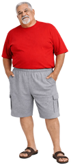 Falcon Bay Fleece Cargo Shorts 2XL to 8XL