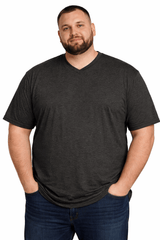 KAM JEANS BRAND BIG MAN V-NECK TEE 3XL-8XL