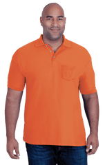 Blue Generation Men's 60/40 Teflon Pique Polo Shirt With Pocket MD-6XL