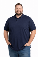 GREYSTONE 60/40 Big Tall Man PIQUE POLO SHIRT 4XL-14XL