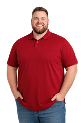 GREYSTONE 60/40 Big Tall Man PIQUE POLO SHIRT 4XL-14XL