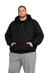 Falcon Bay Full Zipper Fleece Hooded Jacket 2XL-10XL and XLT-6XT