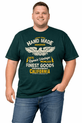 KAM JEANS BRAND BIG MAN CALIFORNIA FINEST GOODS GRAPHIC TEE 4XL-8XL