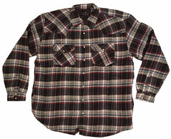 Falcon Bay Men's Long Sleeve Lined Flannel Plaid Shirt - NOW 20% OFF LISTED PRICE!