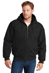 Cornerstone Washed Duck Cloth Flannel-Lined Hooded Work Jacket SM-6XL