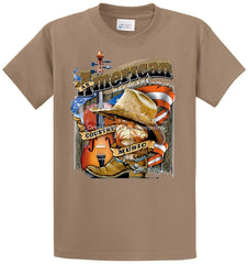 American Way Of Life-Cty Music Printed Tee Shirt