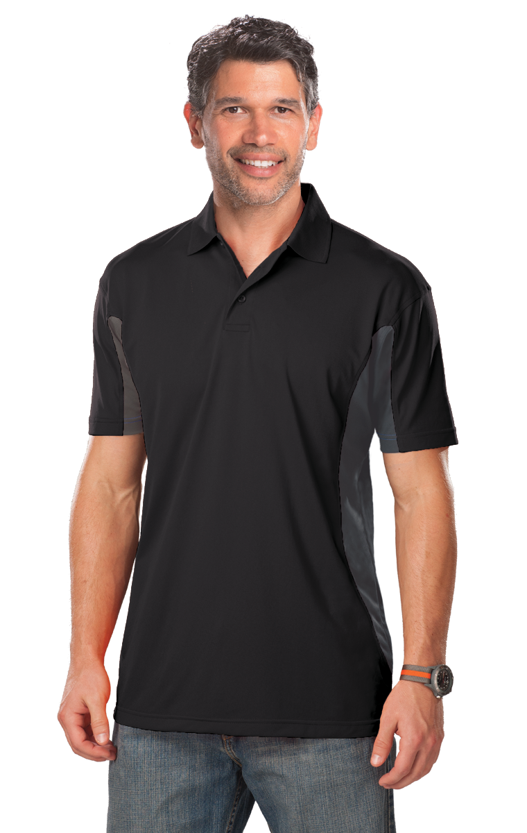 Blue Generation Men's Poly Colorblock Polo SM-6XL
