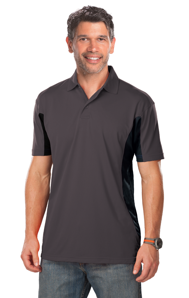 Blue Generation Men's Poly Colorblock Polo SM-6XL