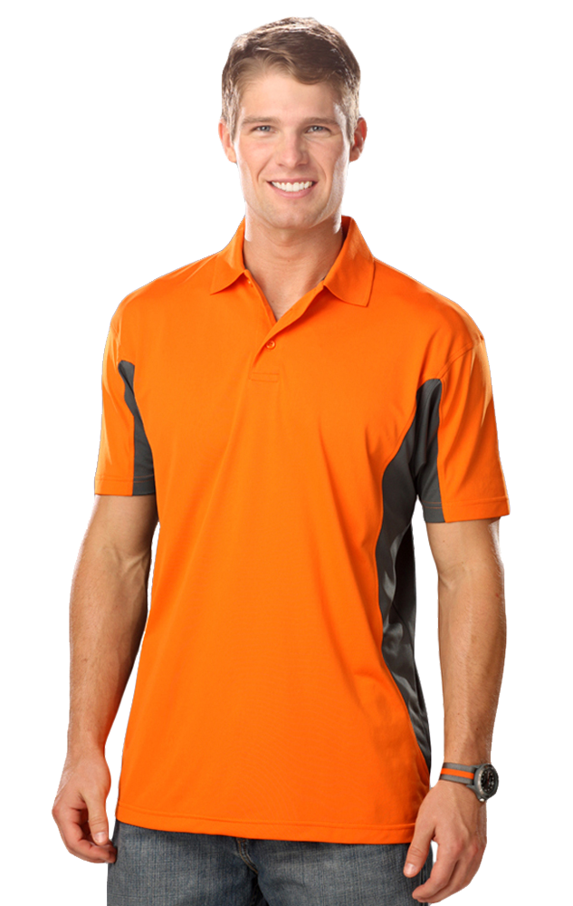 Blue Generation Men's Poly Colorblock Polo SM-6XL