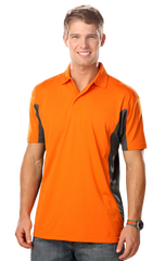 Blue Generation Men's Poly Colorblock Polo SM-6XL