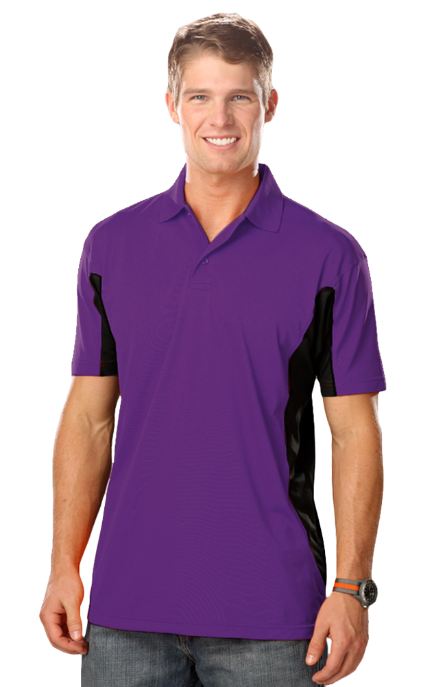 Blue Generation Men's Poly Colorblock Polo SM-6XL
