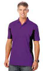 Blue Generation Men's Poly Colorblock Polo SM-6XL