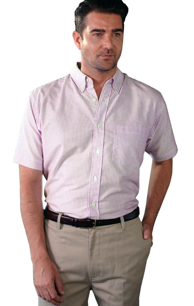 Blue Generation Men's Cotton/Poly Short Sleeve Oxford Shirt SM-5XL