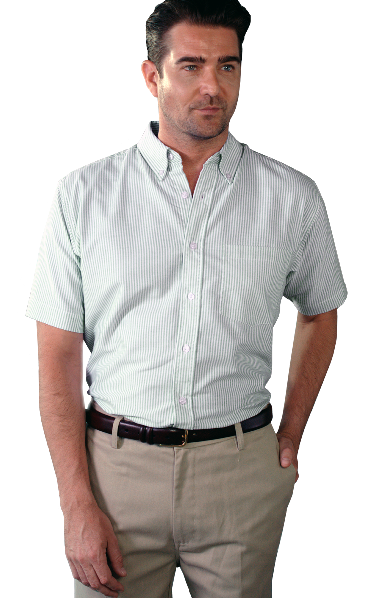 Blue Generation Men's Cotton/Poly Short Sleeve Oxford Shirt SM-5XL