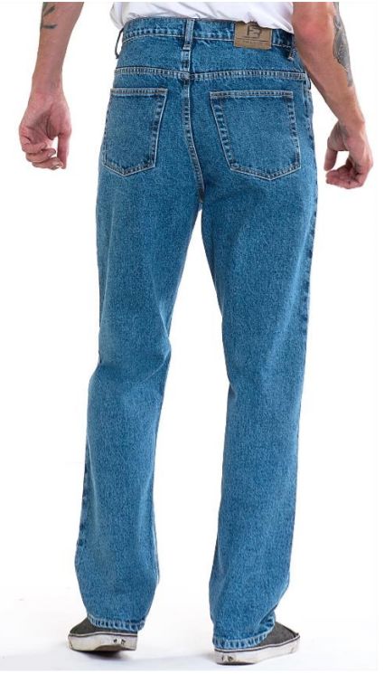 Full Blue Brand Men's Relaxed Fit Jeans Light Wash - NOW 20% OFF LISTED PRICE!