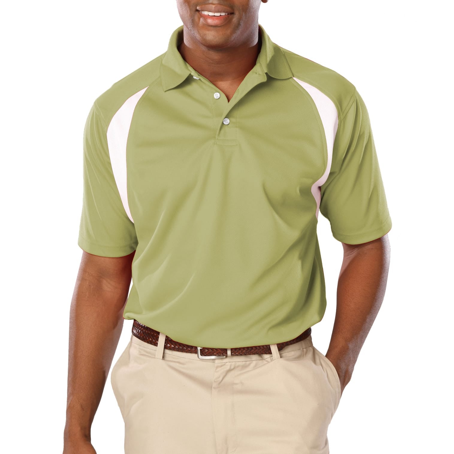 Blue Generation Men's Raglan Wicking Polo SM-6XL