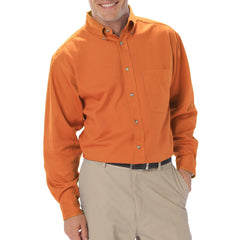 Blue Generation Men's Long Sleeve Cotton Twill Shirt SM-8XL