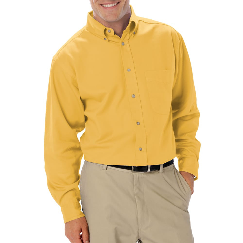 Blue Generation Men's Long Sleeve Cotton Twill Shirt SM-8XL