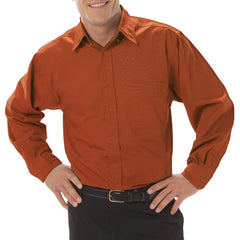 Blue Generation Men's Long Sleeve Fine Line Twill Shirt MD-6XL