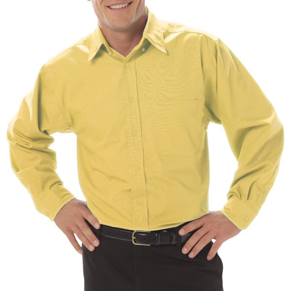 Blue Generation Men's Long Sleeve Fine Line Twill Shirt MD-6XL