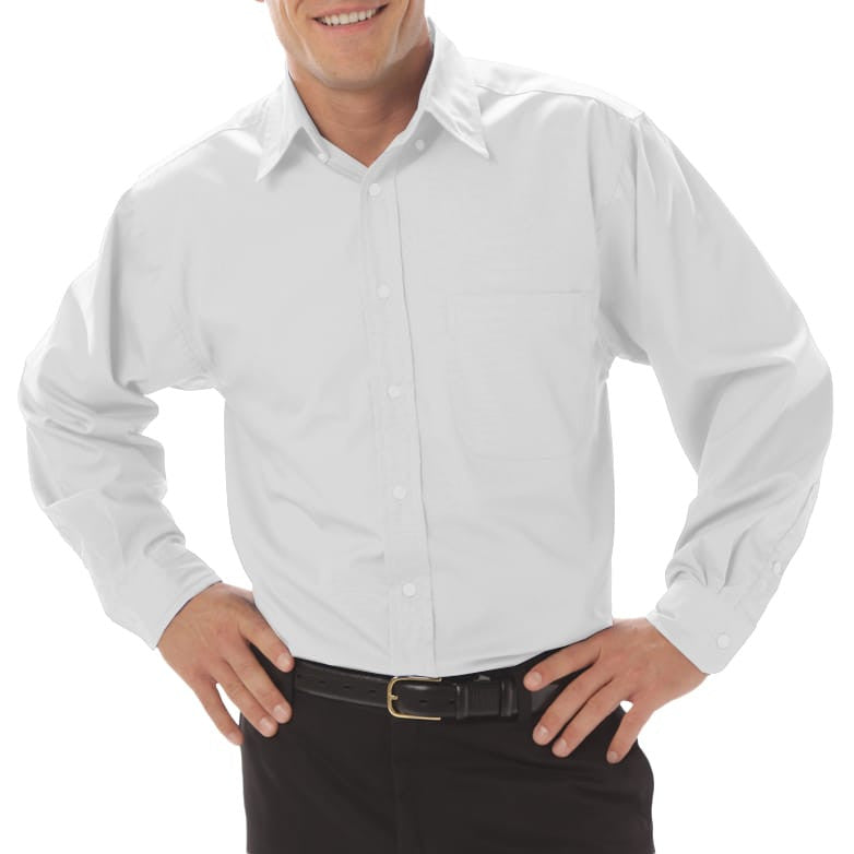 Blue Generation Men's Long Sleeve Fine Line Twill Shirt MD-6XL
