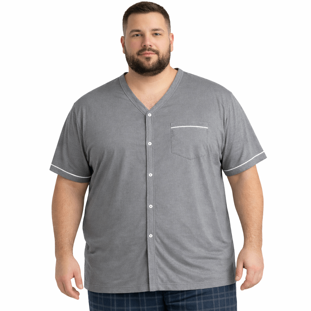 Men's Jersey Knit Button Front Pajama Top - NOW 25% OFF LISTED PRICE!