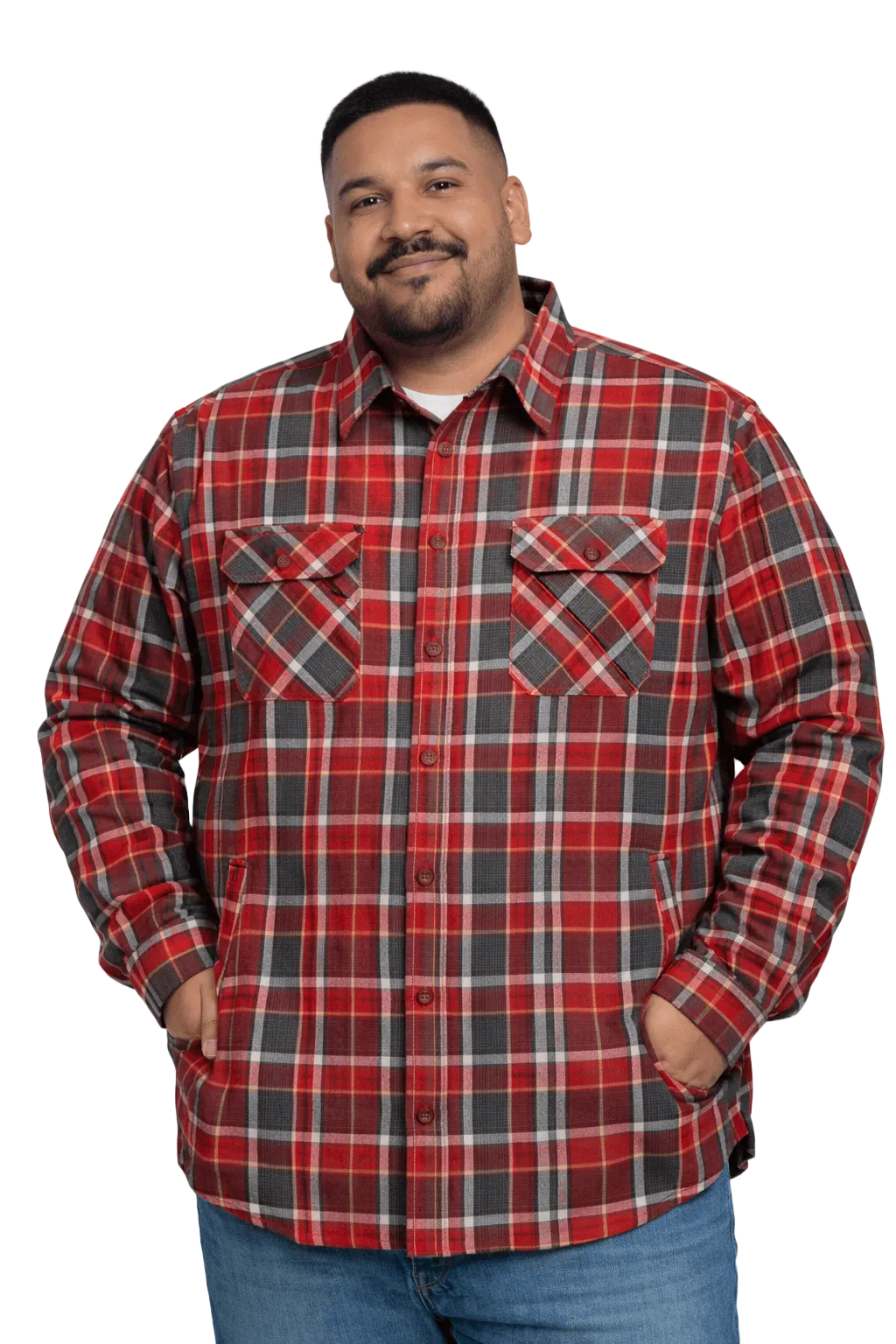 GREYSTONE Sherpa Lined Flannel Shirt Jac