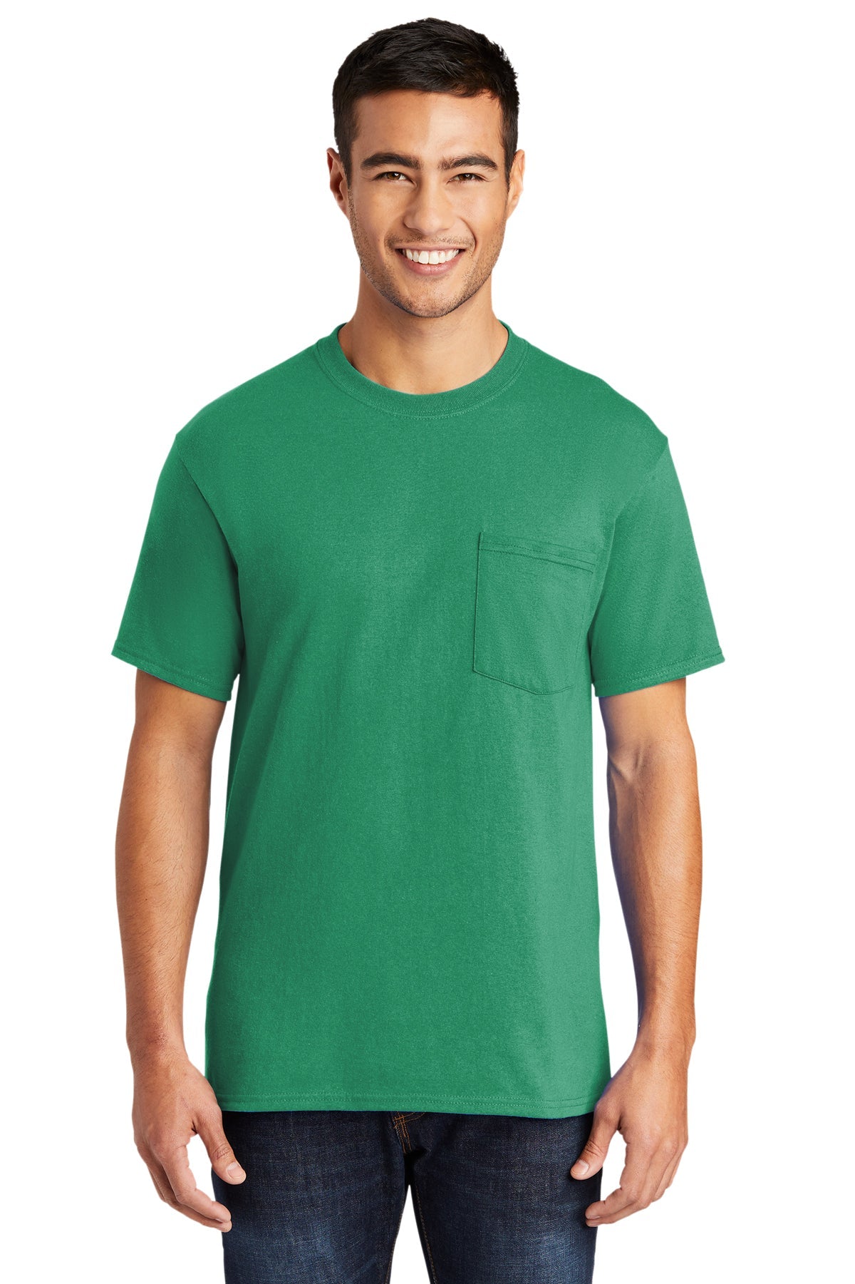Port & Company 50/50 Poly/Cotton Pocket Tee 2XL-6XL and LT-4XT