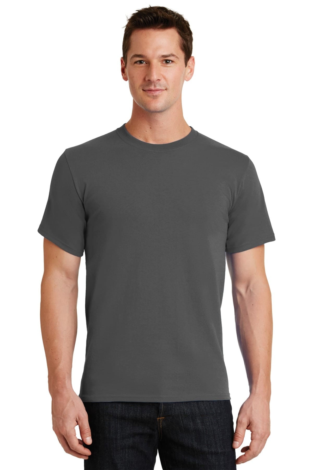 Port & Company Heavyweight Cotton Tall Crew Tee Shirt LT-4XT