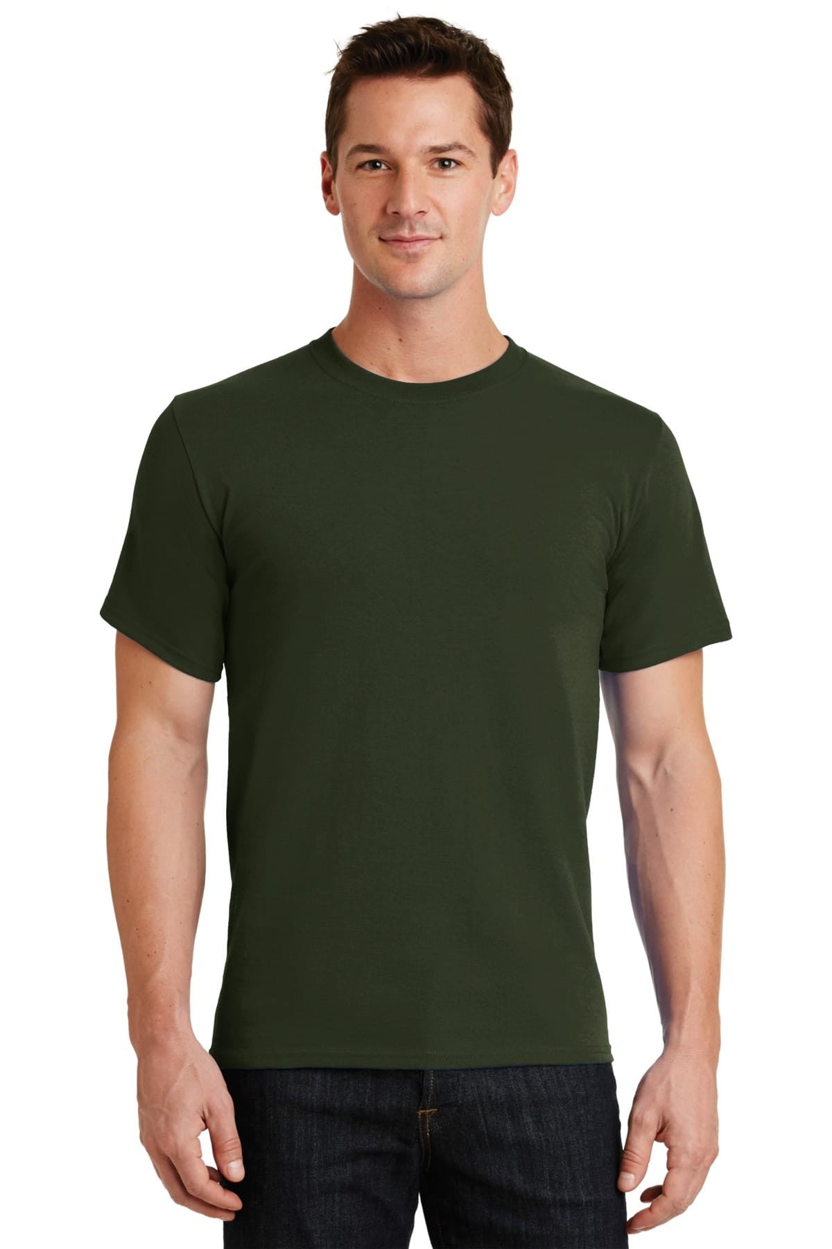 Port & Company Heavyweight Cotton Tall Crew Tee Shirt LT-4XT