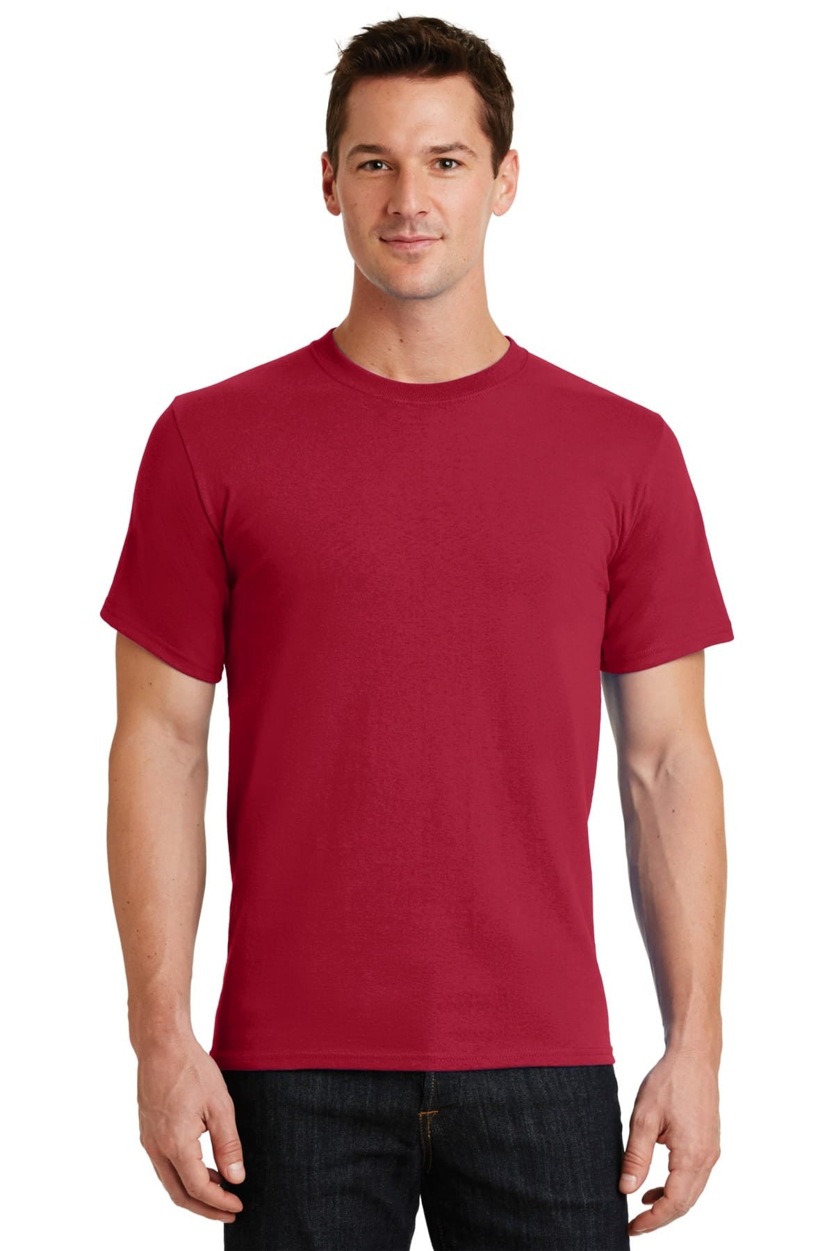 Port & Company Heavyweight Cotton Tall Crew Tee Shirt LT-4XT