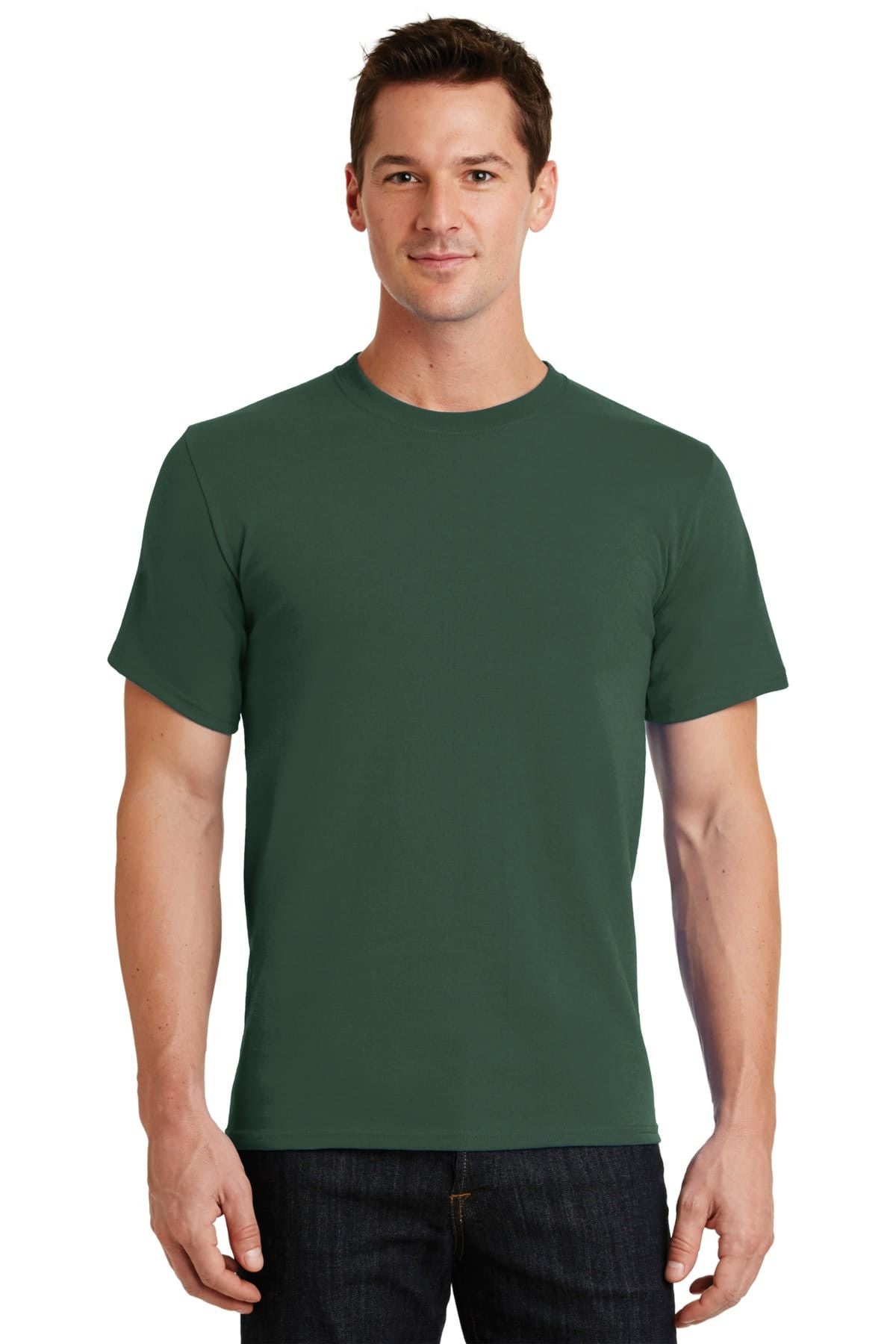Port & Company Heavyweight Cotton Crew Tee Shirt SM-6XL