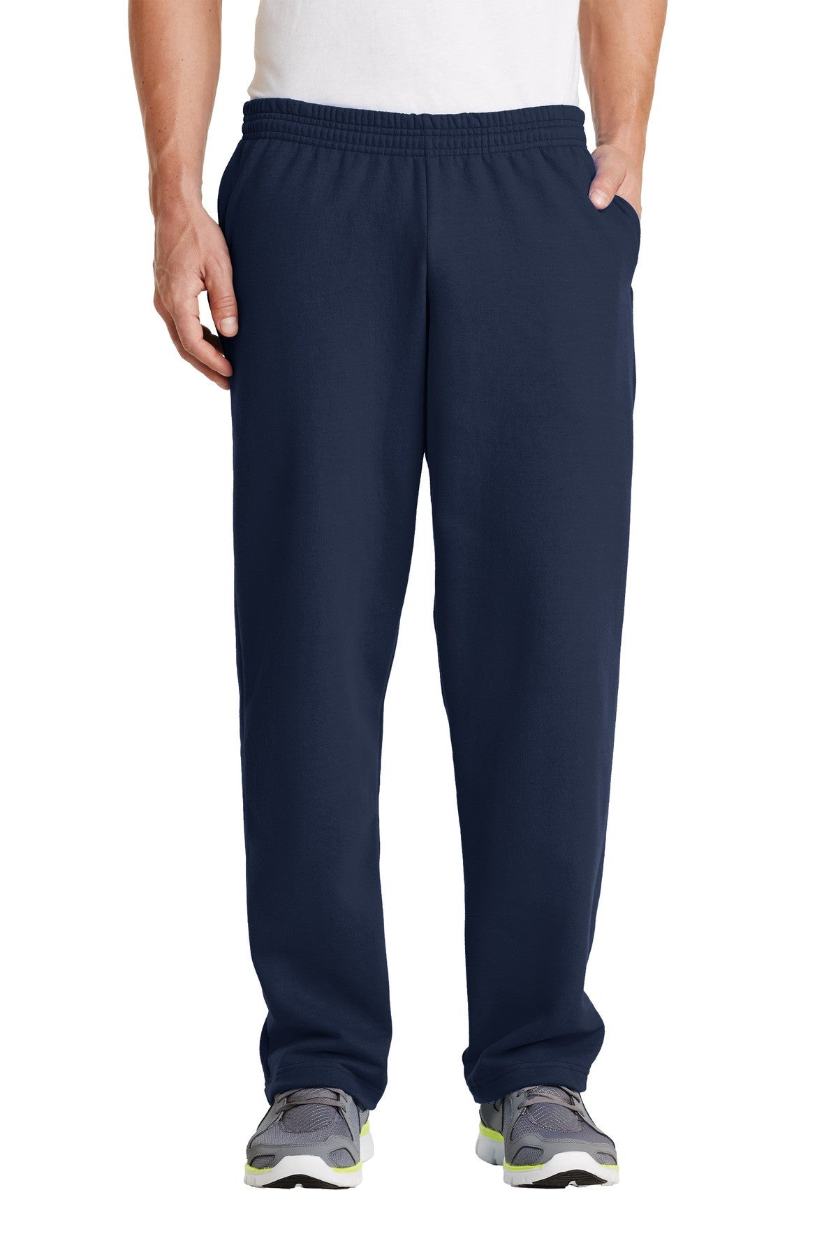 Port & Company Classic Open Bottom Sweatpants With Pockets MD-4XL