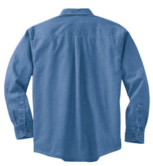Port & Company Long Sleeve Denim Shirt MD-6XL
