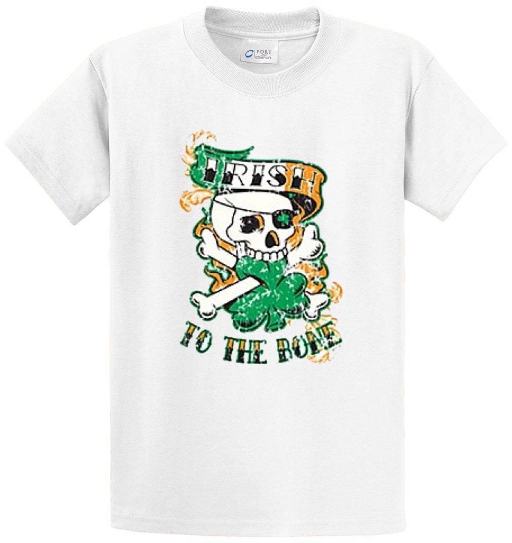 Irish To The Bone Printed Tee Shirt