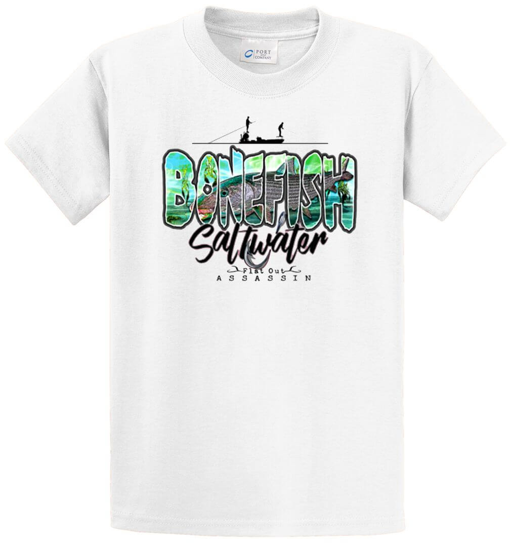 Bonefish - Saltwater Assassin Printed Tee Shirt