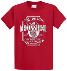 Moonshine Whiskey Printed Tee Shirt